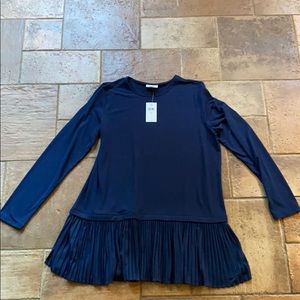 Navy blue long tunic